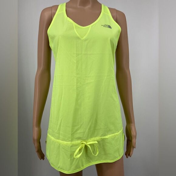 The North Face Sleeveless Neon Lime Tank Top Size S Like New - Picture 1 of 11